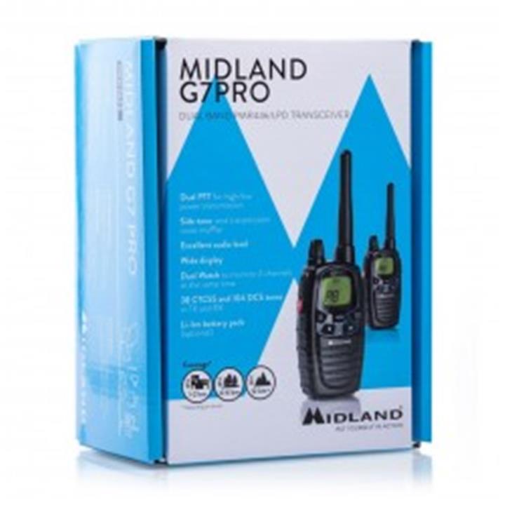 Midland G7 Pro Twin Li-ion Pack 1200mAh